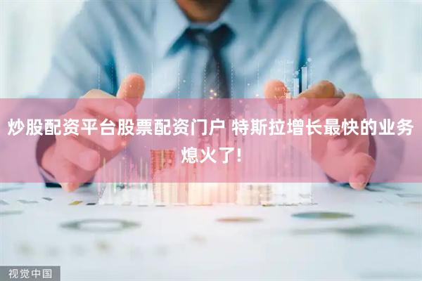 炒股配资平台股票配资门户 特斯拉增长最快的业务熄火了!
